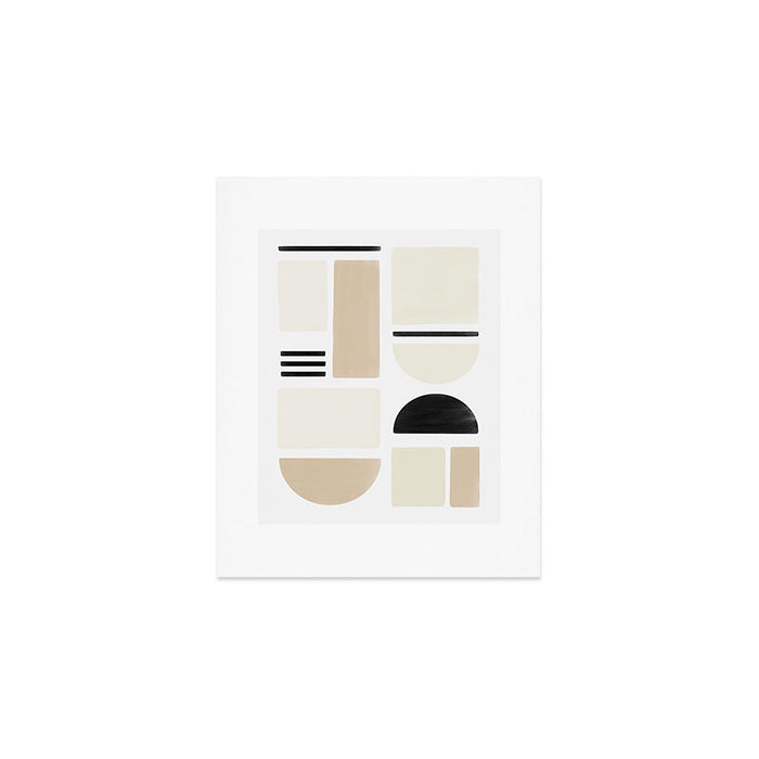 Geometrics | Black Art Print Gallery Image 1