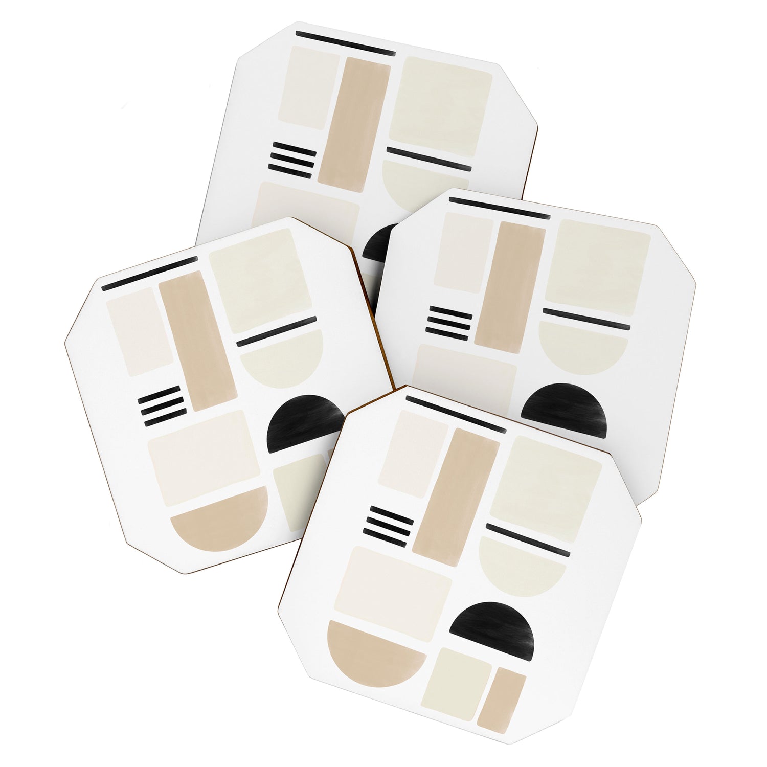 Geometrics | Black Coaster Gallery Image 1