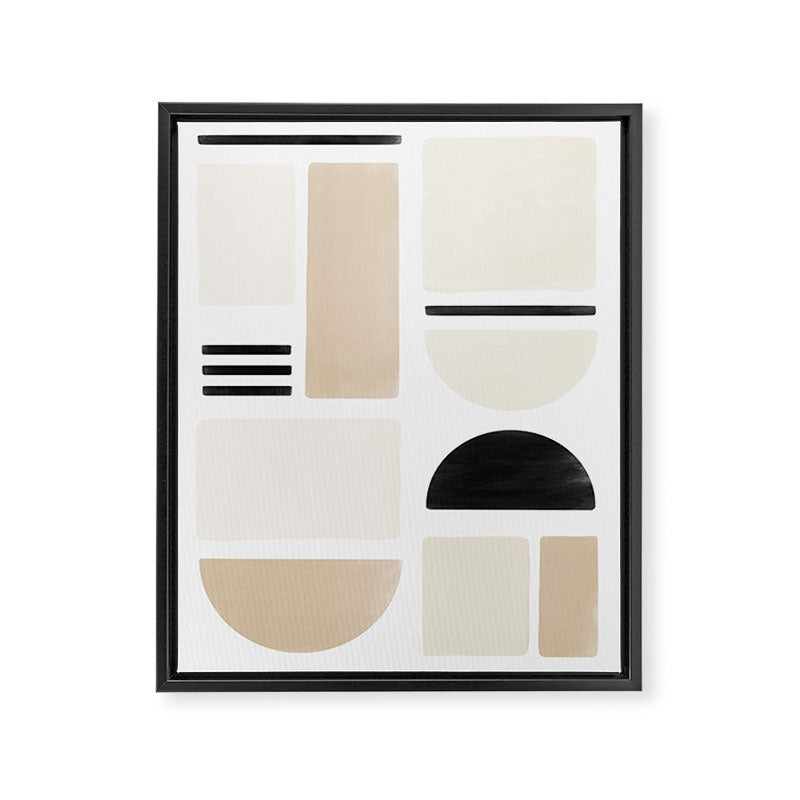 Geometrics | Black Framed Canvas Print Gallery Image 8