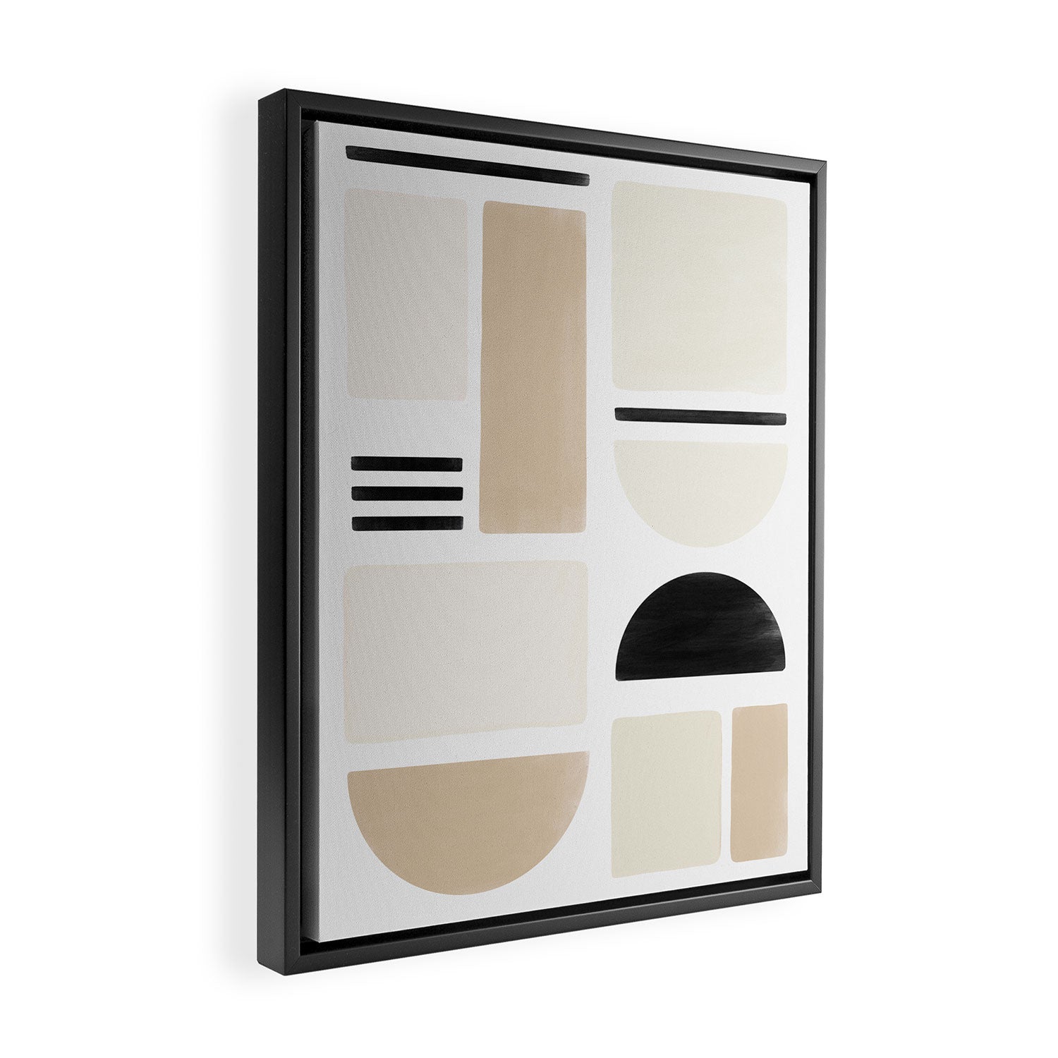 Geometrics | Black Framed Canvas Print Gallery Image 2