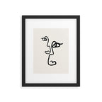 Faces | Black Framed Art Print Gallery Image 6