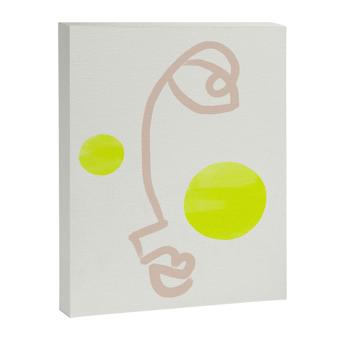Sunny Face | Neon Canvas Print Gallery Image 1