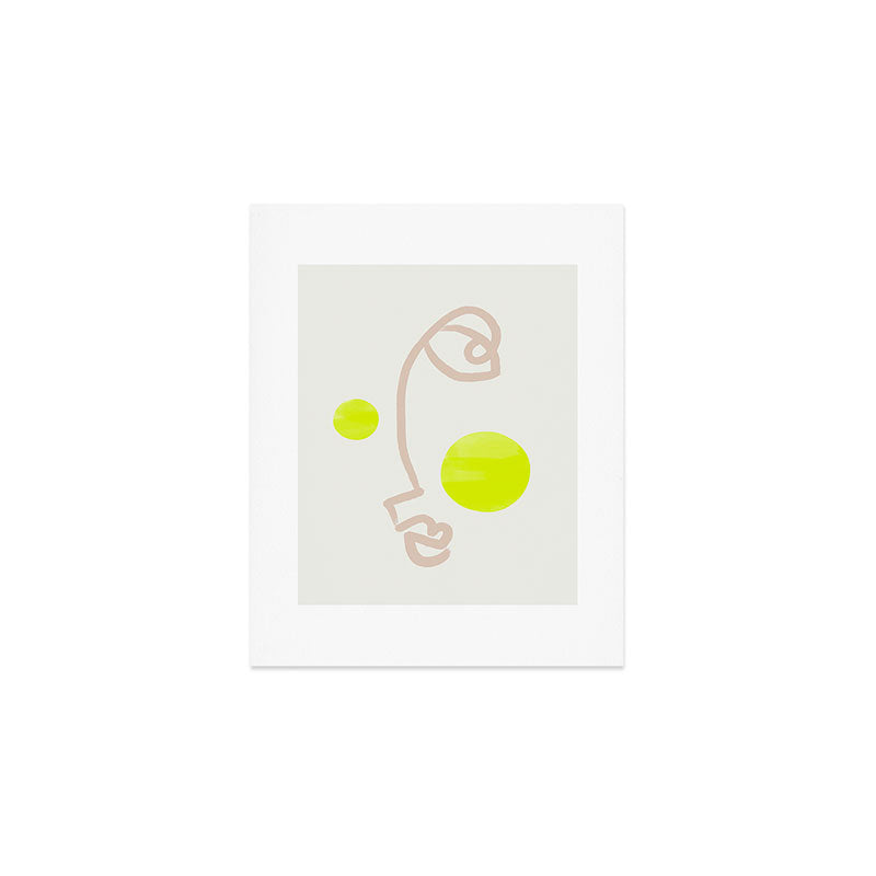 Sunny Face | Neon Art Print Gallery Image 1