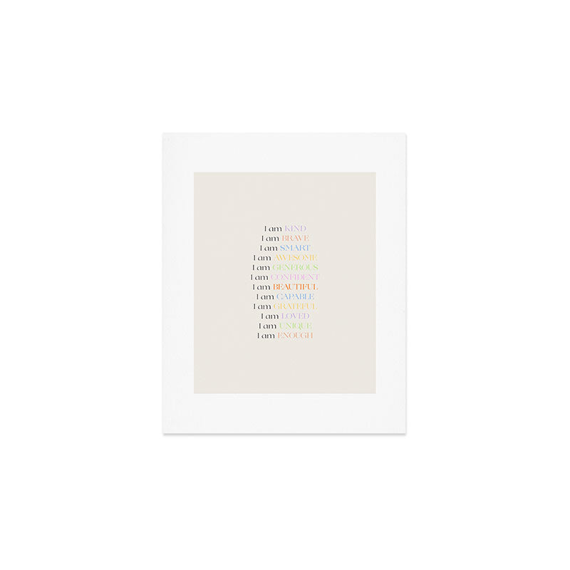Affirmations | Daily SelfLove Art Print Gallery Image 1