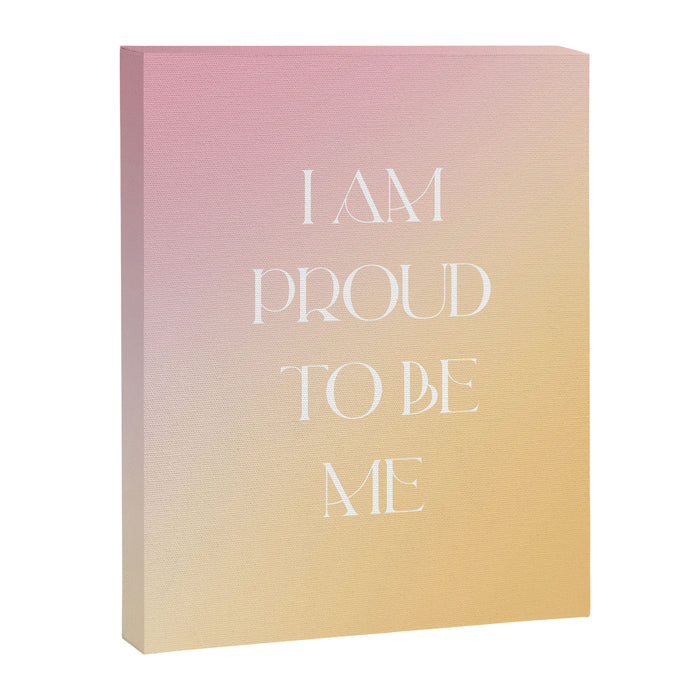 I Am Proud To Be Me Canvas Print Gallery Image 1