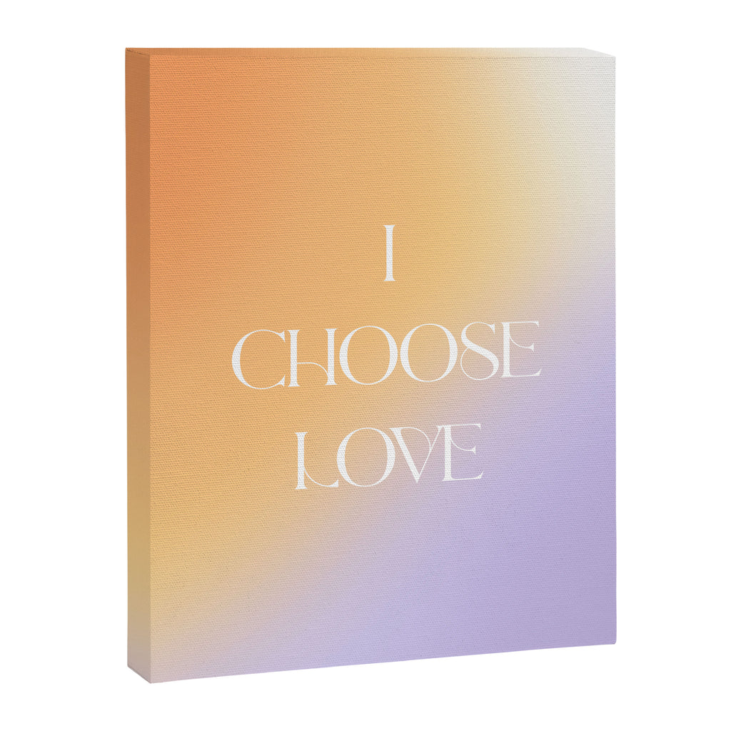I Choose Love Canvas Print Gallery Image 6