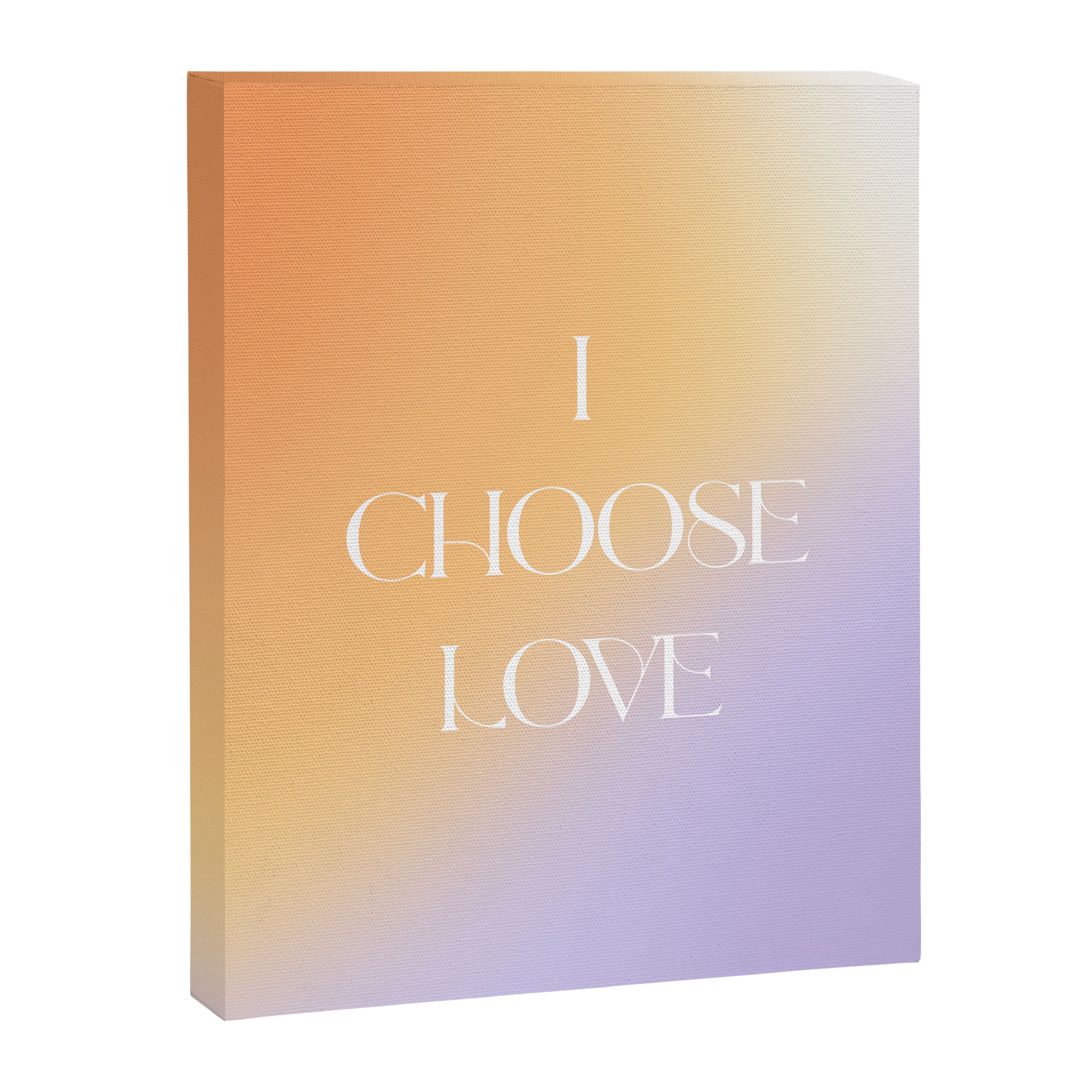 I Choose Love Canvas Print Gallery Image 6