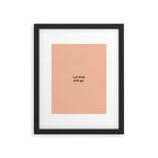 Let That Shit Go Framed Art Print Gallery Image 4