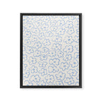 Daisies Pattern NO.2 | Blue Framed Canvas Print Gallery Image 6