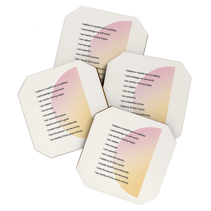 Affirmations | Self Love Coaster Gallery Image 1