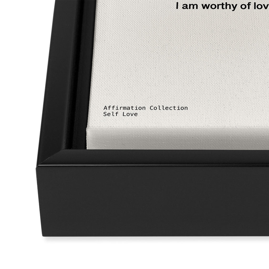 Affirmations | Self Love Framed Canvas Print Gallery Image 3