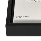 Affirmations | Self Love Framed Canvas Print Gallery Image 3