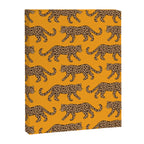 Kitty Parade - Classic Camel on Tangerine Canvas Print Gallery Image 8