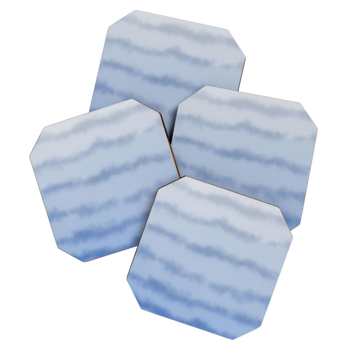 Ombre Ocean Tides - Blue Coaster Gallery Image 1