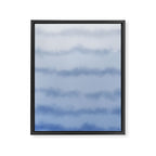 Ombre Ocean Tides - Blue Framed Canvas Print Gallery Image 8