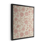 Sadie Sketch Floral Print - Pink, Blush, Beige Framed Canvas Print Gallery Image 2