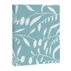 Botanical leaf- skyblue Canvas Print Gallery Image 6