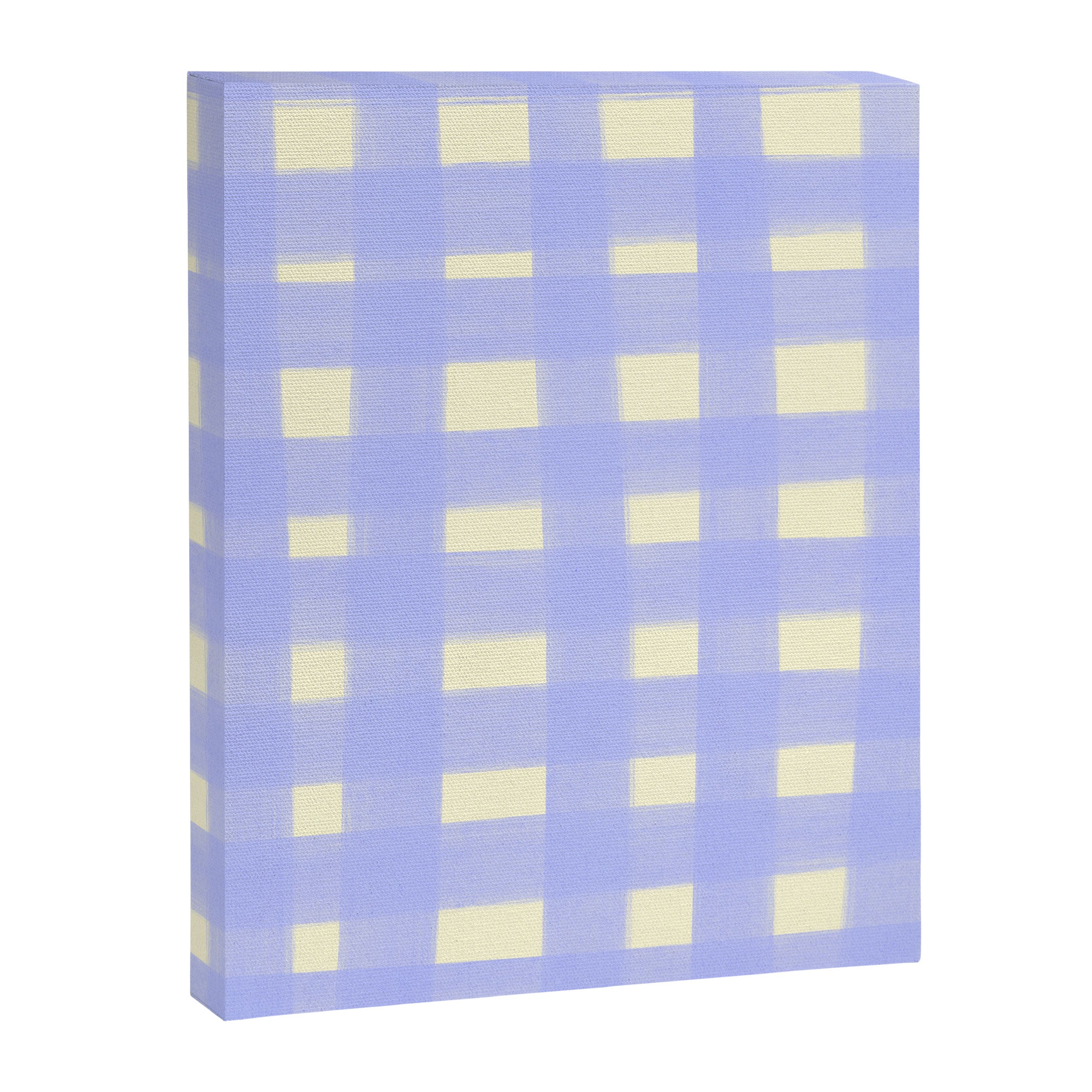 checks checks- lavender Canvas Print Gallery Image 6