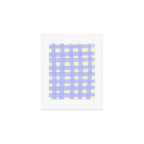 checks checks- lavender Art Print Gallery Image 1