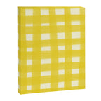 checks checks - yellow Canvas Print Gallery Image 6