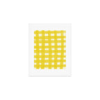 checks checks - yellow Art Print Gallery Image 1