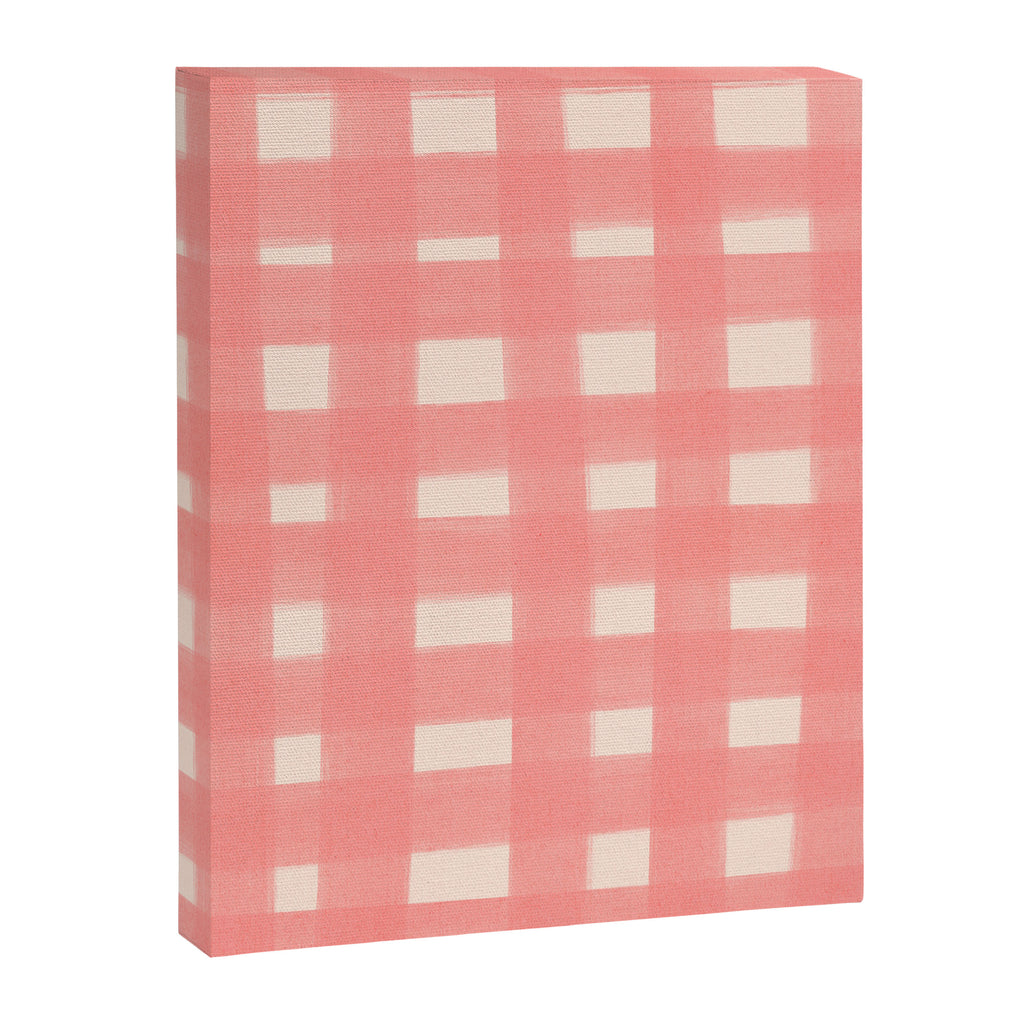 checks checks-pink rose Canvas Print Gallery Image 6