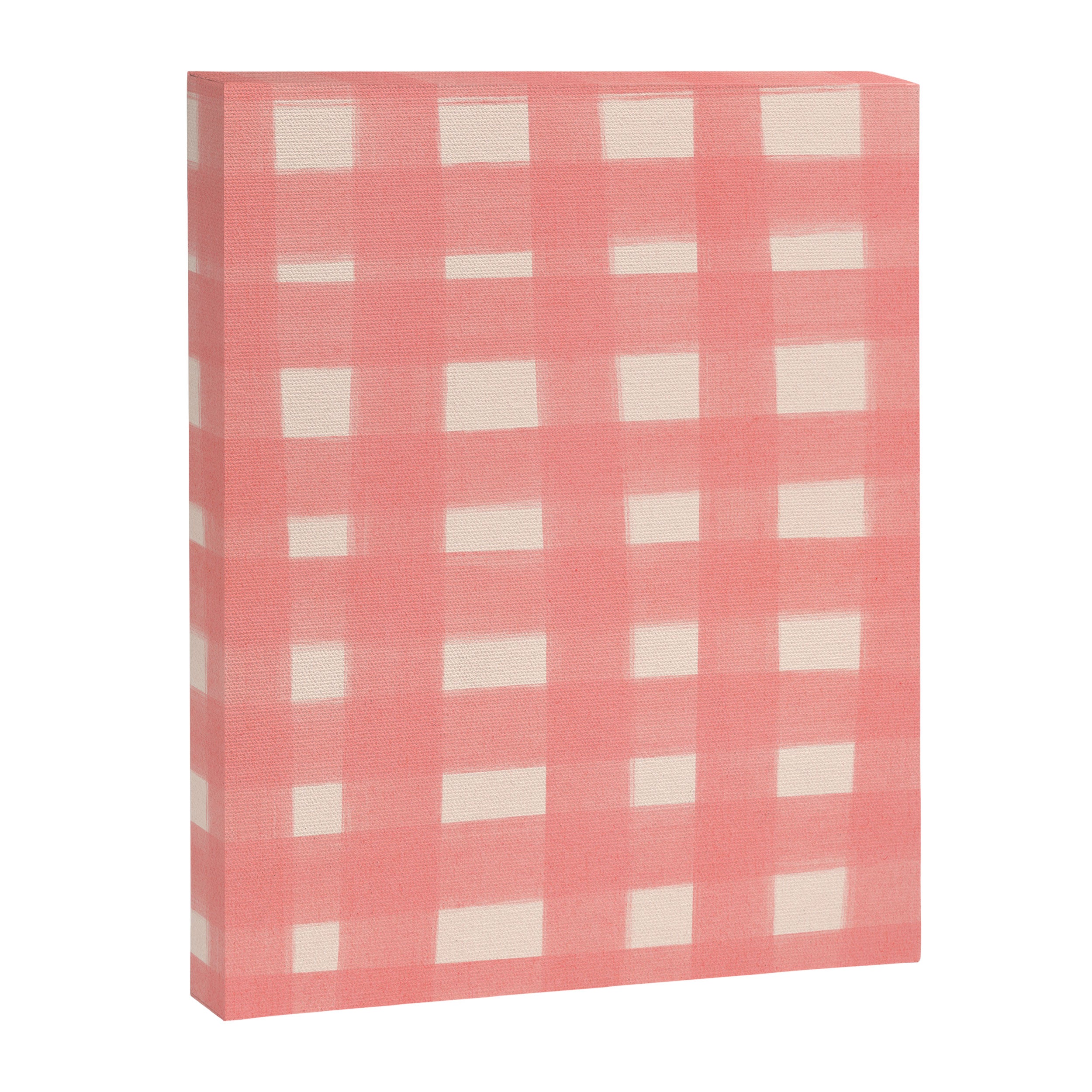 checks checks-pink rose Canvas Print Gallery Image 6