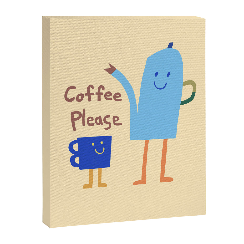 coffee please Canvas Print Gallery Image 6