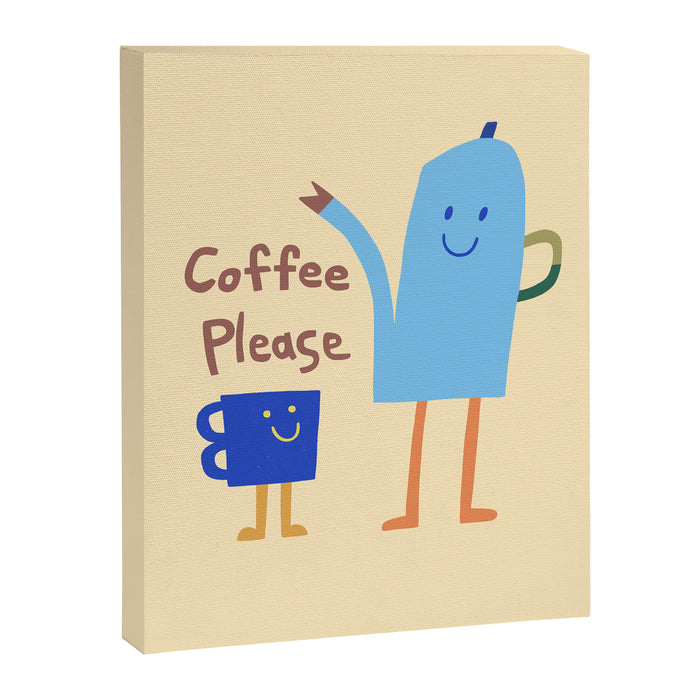 coffee please Canvas Print Gallery Image 1
