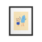 coffee please Framed Art Print Gallery Image 5