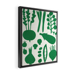 fresh fresh vegetable-green Framed Canvas Print Gallery Image 2