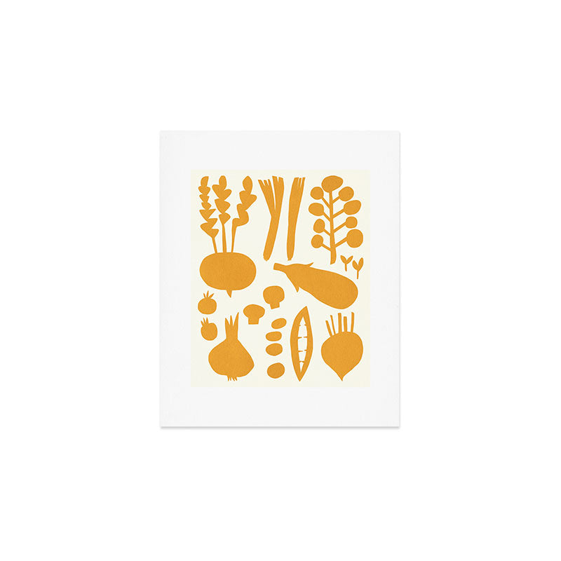 fresh fresh vegetable-orange Art Print Gallery Image 1