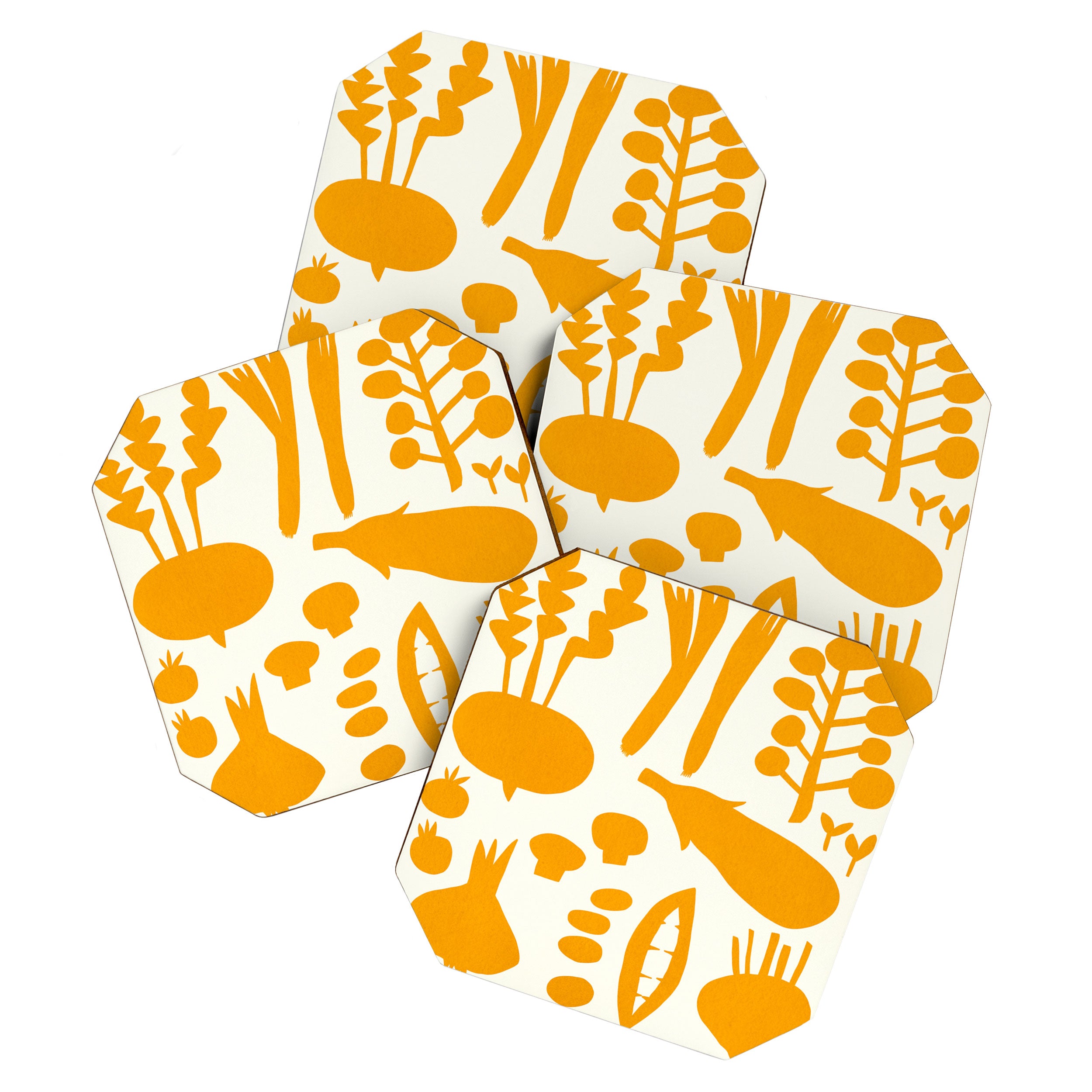 fresh fresh vegetable-orange Coaster Gallery Image 1