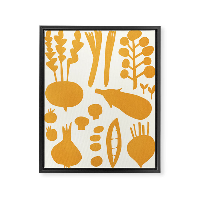 fresh fresh vegetable-orange Framed Canvas Print Gallery Image 1