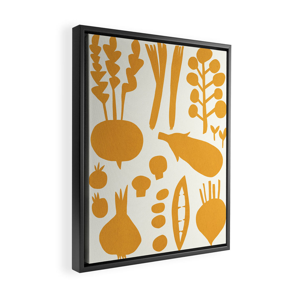 fresh fresh vegetable-orange Framed Canvas Print Gallery Image 2