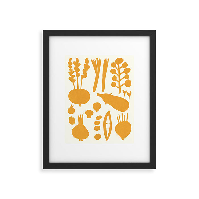 fresh fresh vegetable-orange Framed Art Print Gallery Image 1