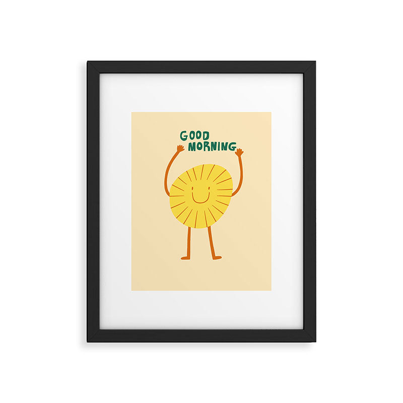 Good morning  Framed Art Print Gallery Image 4