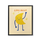 Good night Framed Canvas Print Gallery Image 6