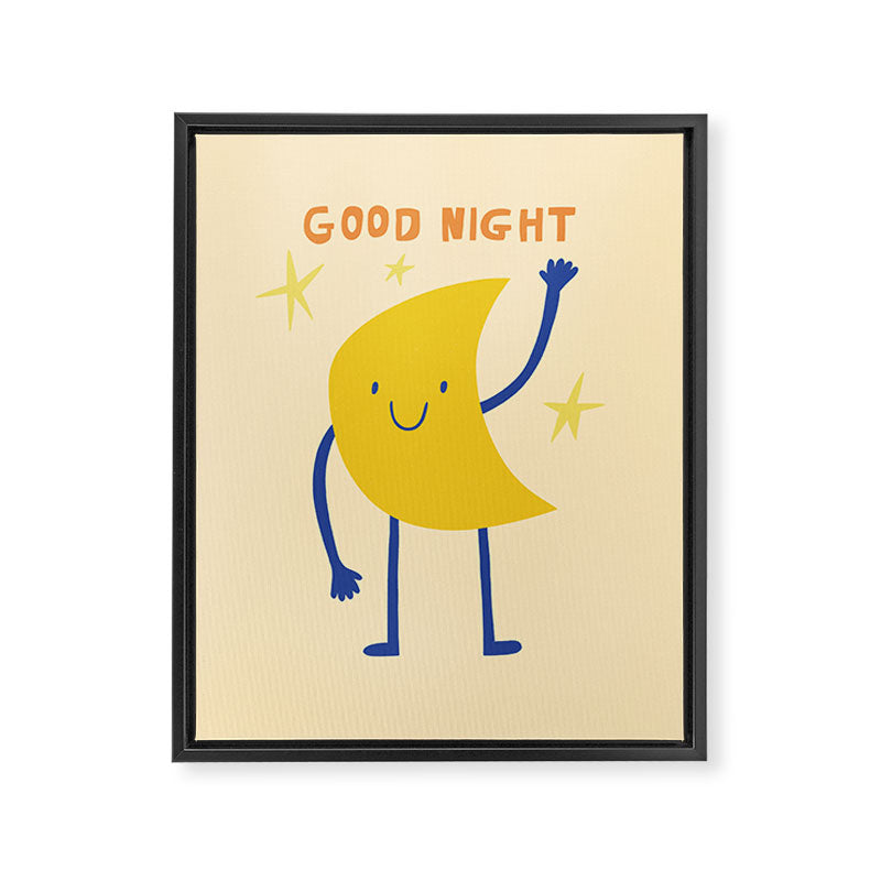 Good night Framed Canvas Print Gallery Image 6