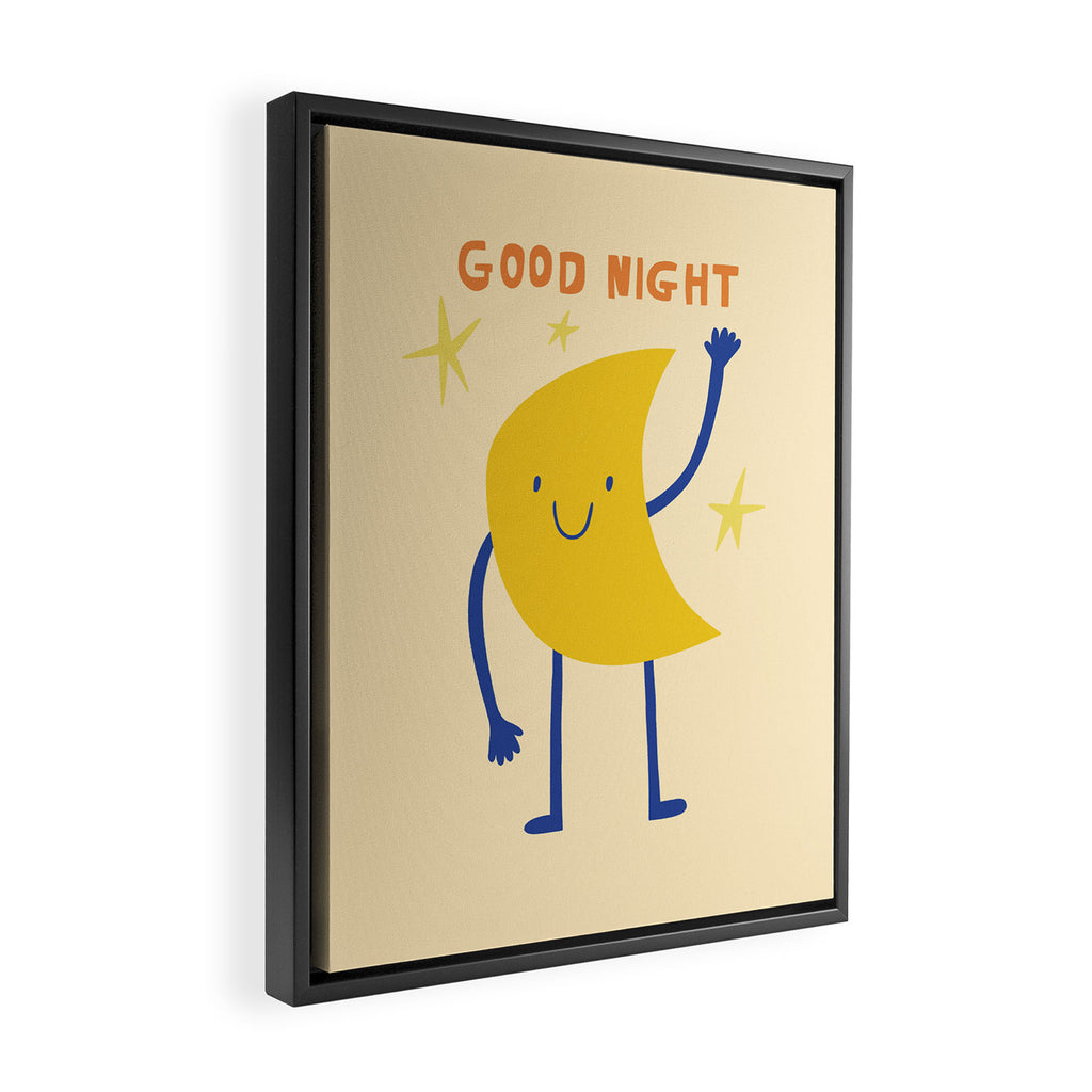 Good night Framed Canvas Print Gallery Image 2
