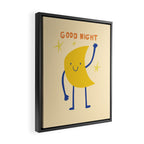 Good night Framed Canvas Print Gallery Image 2