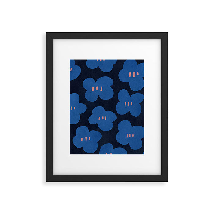 HEY-floral  Framed Art Print Gallery Image 1