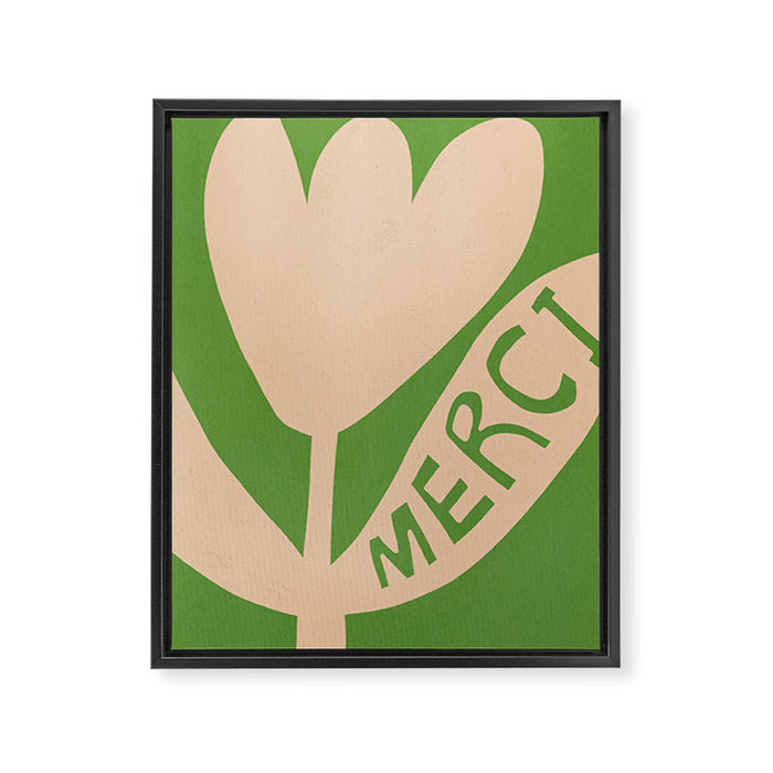 Thank you Framed Canvas Print Gallery Image 1