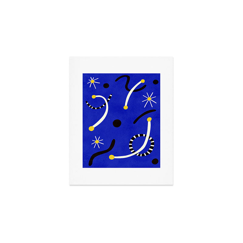 twinkle blue  01 Art Print Gallery Image 1