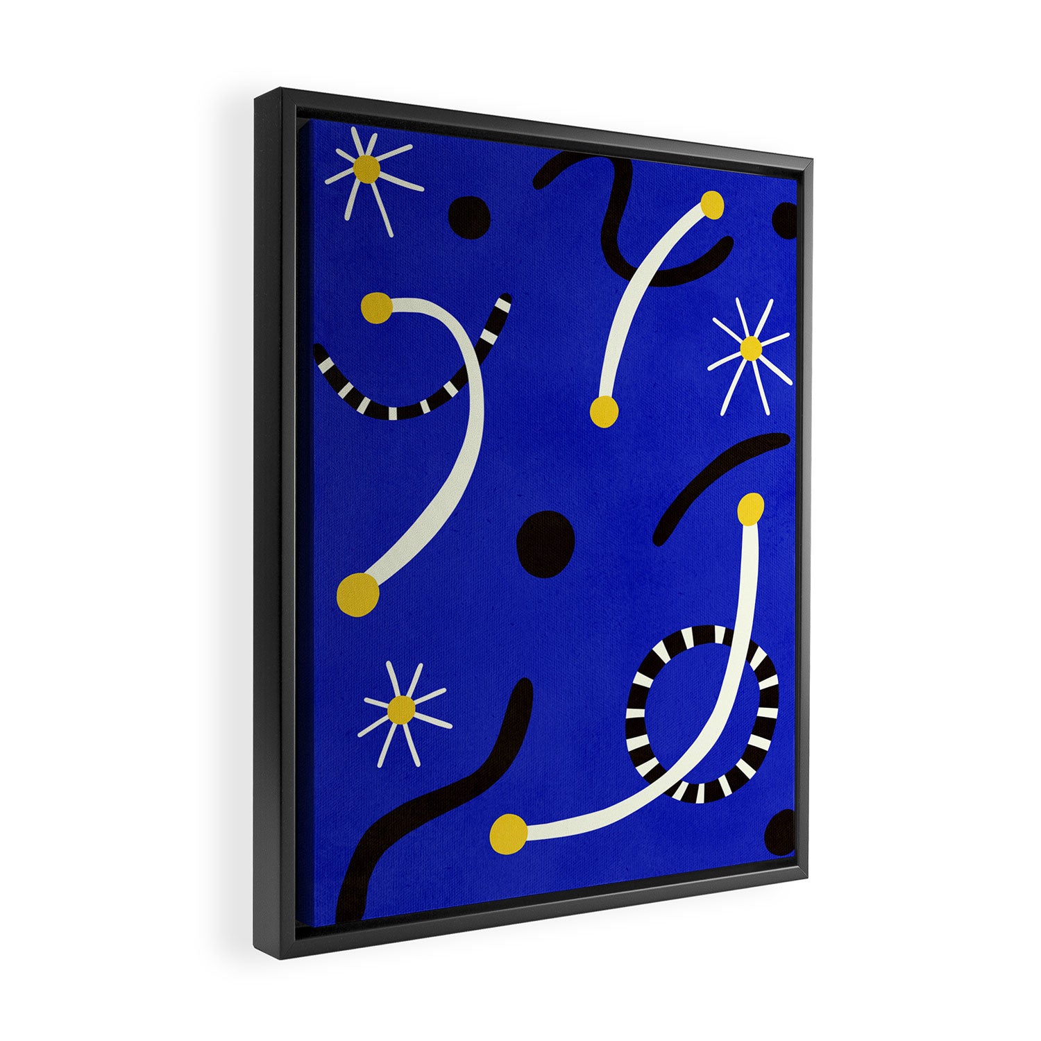 twinkle blue  01 Framed Canvas Print Gallery Image 2