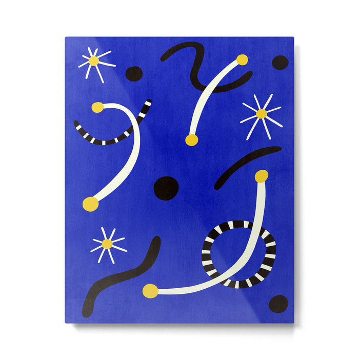 twinkle blue  01 Metal Print Gallery Image 1