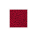 RED LEOPARD PRINT â Cherry Red | Collection : Punk Rock Animal Prints | Art Print Gallery Image 1