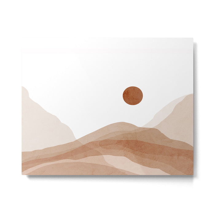 Desert Landscape II Metal Print Gallery Image 1