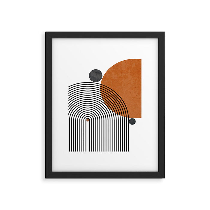Modern Mid Century Framed Art Print Gallery Image 1