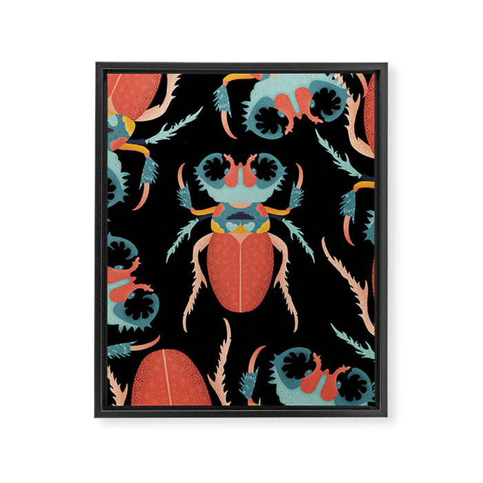 Scarabee Framed Canvas Print Gallery Image 1
